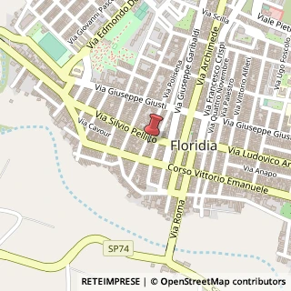 Mappa Via Polisena, 53, 96014 Floridia, Siracusa (Sicilia)