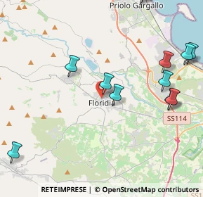 Mappa Via Giuseppe Garibaldi, 96014 Floridia SR, Italia (5.9175)