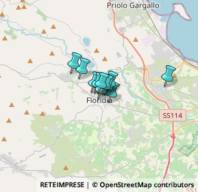 Mappa Via Giuseppe Garibaldi, 96014 Floridia SR, Italia (1.41636)