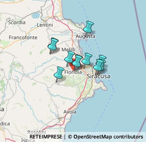 Mappa Via Romagnosi, 96014 Floridia SR, Italia (9.11636)