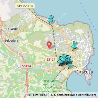 Mappa Via Monte Zimmara, 96100 Siracusa SR, Italia (2.22583)