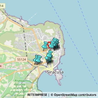 Mappa Piazza Giovanni XXIII, 96100 Siracusa SR, Italia (1.066)