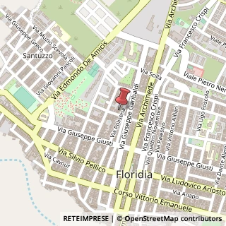 Mappa Via Polisena, 178, 96014 Floridia, Siracusa (Sicilia)