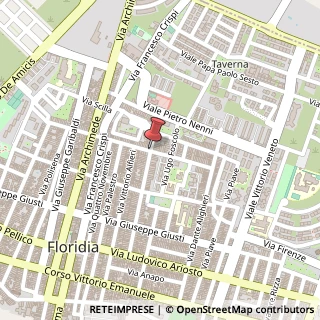 Mappa Via Boschetto,  78, 96014 Floridia, Siracusa (Sicilia)