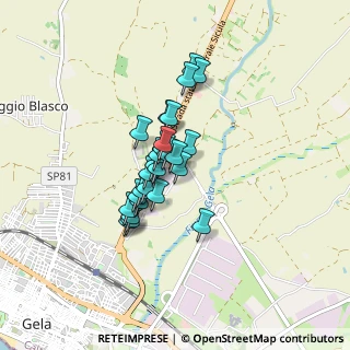 Mappa Via Ruggero Settimo, 93012 Gela CL, Italia (0.64423)