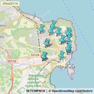 Mappa Via Corfù, 96100 Siracusa SR, Italia (1.68667)