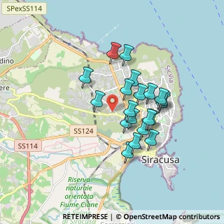 Mappa Via Corfù, 96100 Siracusa SR, Italia (1.5985)