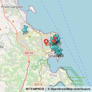 Mappa Via Corfù, 96100 Siracusa SR, Italia (2.35182)