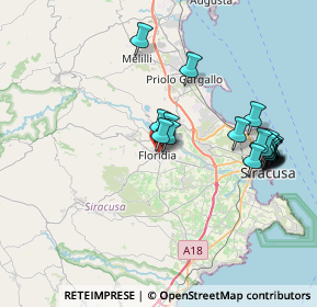 Mappa Via Palestro, 96014 Floridia SR, Italia (8.935)