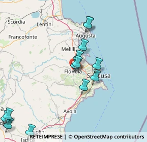 Mappa 96014 Floridia SR, Italia (19.55692)