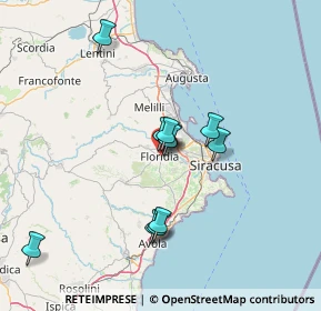 Mappa 96014 Floridia SR, Italia (13.43364)