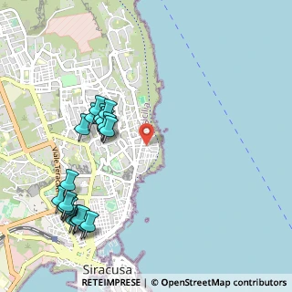 Mappa Via Corsica, 96100 Siracusa SR, Italia (1.4095)