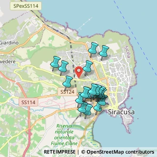 Mappa Siracusa, 96100 Siracusa SR, Italia (1.728)