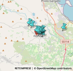 Mappa Via Giuliano Vincenzo, 96014 Floridia SR, Italia (1.60091)