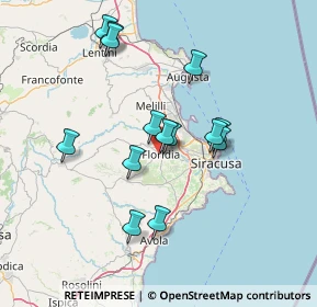 Mappa Via Palermo, 96014 Floridia SR, Italia (14.56071)