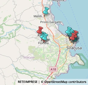 Mappa 96014 Floridia SR, Italia (9.01467)