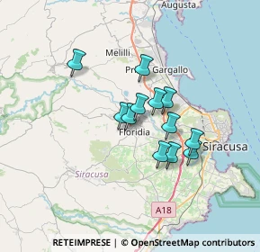 Mappa Via Luigi Capuana, 96014 Floridia SR, Italia (5.50917)