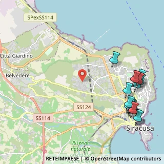 Mappa Via Teofane, 96100 Siracusa SR, Italia (3.28176)