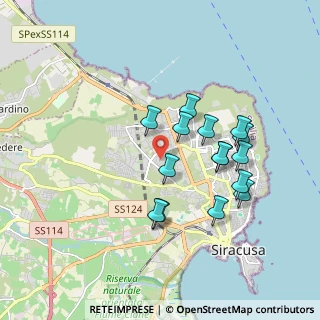 Mappa Via Catenanuova, 96100 Siracusa SR, Italia (1.86533)
