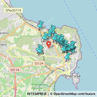 Mappa Via Catenanuova, 96100 Siracusa SR, Italia (1.4795)
