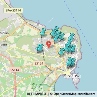 Mappa Via Catenanuova, 96100 Siracusa SR, Italia (1.75158)