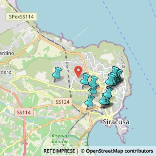 Mappa Via Catenanuova, 96100 Siracusa SR, Italia (2.055)