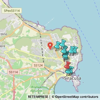 Mappa Via Scicli, 96100 Siracusa SR, Italia (1.90636)