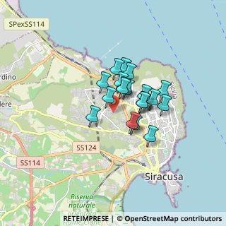 Mappa Via Scicli, 96100 Siracusa SR, Italia (1.226)