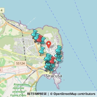 Mappa Via Sofio Ferrero, 96100 Siracusa SR, Italia (1.638)
