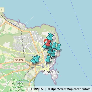 Mappa Via Sofio Ferrero, 96100 Siracusa SR, Italia (1.26875)