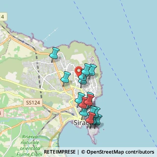 Mappa Via Sofio Ferrero, 96100 Siracusa SR, Italia (1.99588)