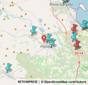 Mappa Via Giovanni Verga, 96014 Floridia SR, Italia (6.09083)