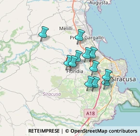 Mappa Corso Giuseppe di Vittorio, 96014 Floridia SR, Italia (5.765)