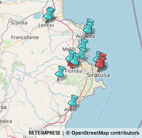 Mappa Via Fratelli Cervi, 96014 Floridia SR, Italia (13.22929)