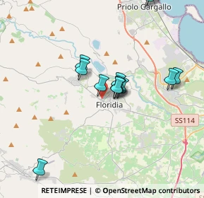 Mappa Via Bartolo D'Agostino, 96014 Floridia SR, Italia (3.83538)