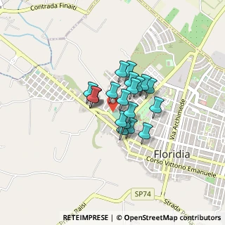 Mappa Via Bartolo D'Agostino, 96014 Floridia SR, Italia (0.2815)
