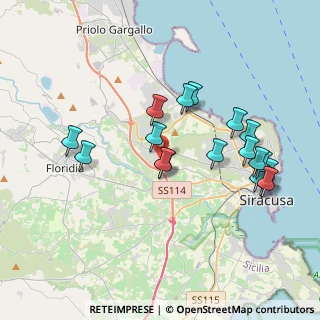 Mappa Traversa Sinerchia, 96100 Siracusa SR, Italia (4.31778)