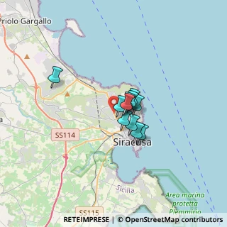 Mappa Via Caduti di Nassiriya, 96100 Siracusa SR, Italia (2.07636)