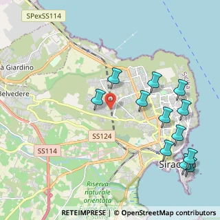 Mappa Via Antonio Federico Ozanam, 96100 Siracusa SR, Italia (2.76667)