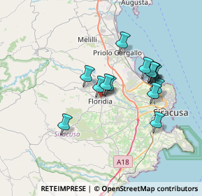 Mappa 96010 Floridia SR, Italia (6.78571)