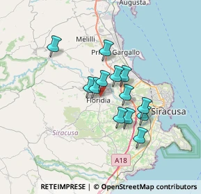 Mappa Ronco Scilla, 96014 Floridia SR, Italia (5.70846)