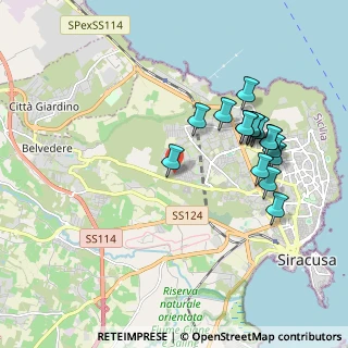 Mappa Via Monte Genuardo, 96100 Siracusa SR, Italia (2.18188)