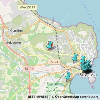 Mappa Via Monte Genuardo, 96100 Siracusa SR, Italia (3.68529)