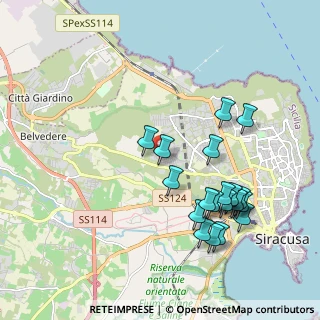 Mappa Via Monte Altesina, 96100 Siracusa SR, Italia (2.338)