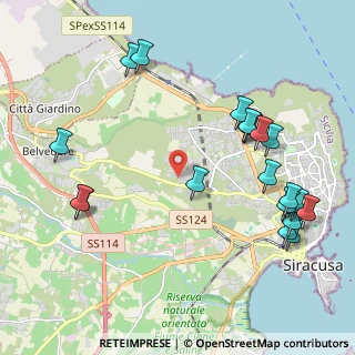 Mappa Via Monte Genuardo, 96100 Siracusa SR, Italia (2.774)