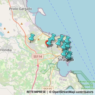 Mappa Via Monte Altesina, 96100 Siracusa SR, Italia (3.29462)