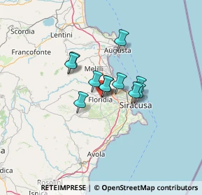 Mappa Largo Sac. Don G. Columba, 96014 Floridia SR, Italia (9.02818)