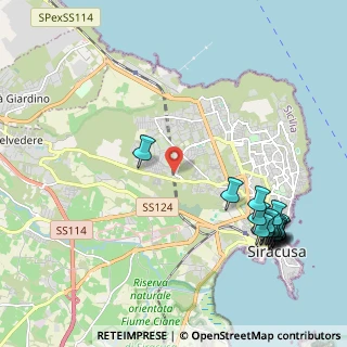 Mappa A.S.D Centro Sportivo Epipoli, 96100 Siracusa SR, Italia (3.01375)