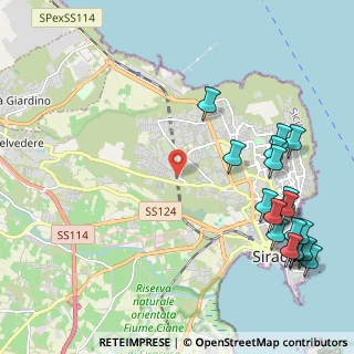 Mappa A.S.D Centro Sportivo Epipoli, 96100 Siracusa SR, Italia (3.20611)