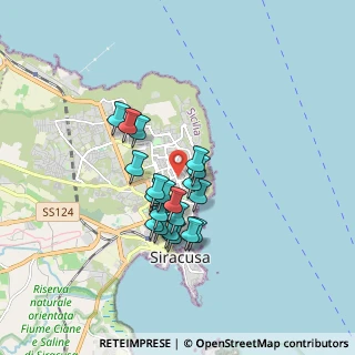 Mappa Ronco II Tisia, 96100 Siracusa SR, Italia (1.47)